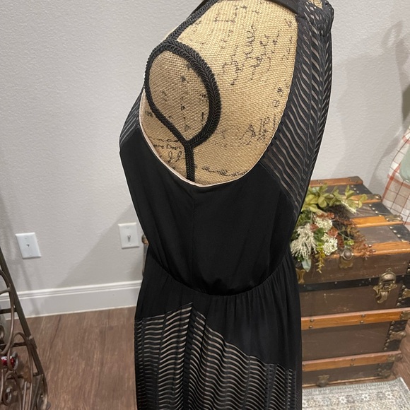 Apt. 9 Black Sheer Maxi Dress - Picture 8 of 11